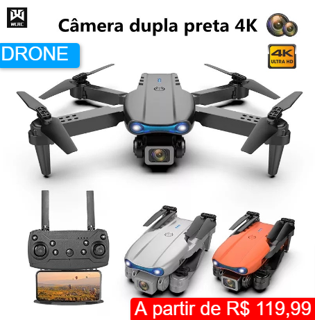 Drone De Câmera De 4K Profissional De Alta Definição Com Dupla