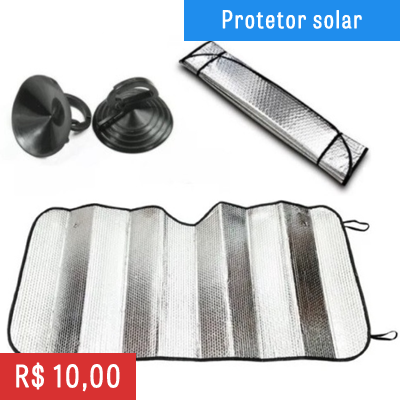 Protetor Solar Para-brisa Painel De Carro