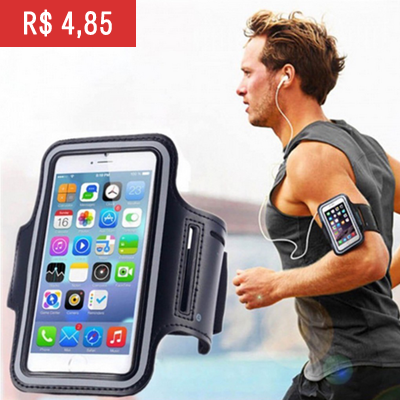 Capa De Braço Suporte Braçadeira Celular Corrida Academia
